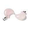 Natural Rose Quartz Pendants G-H035-01P-08-2