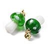 Handmade Lampwork Pendants LAMP-S069-08G-03-2