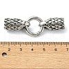 304 Stainless Steel Spring Gate Rings FIND-Z046-01AS-4