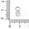 925 Sterling Silver with Cubic Zirconia Charms STER-Q004-05B-P-3