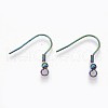 Vacuum Plating 201 Stainless Steel Earring Hooks X-STAS-R102-38-2