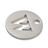 Non-Tarnish 304 Stainless Steel Pendants STAS-F233-M-P01-A-W-2
