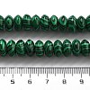 Synthetic Malachite Beads Strands G-P559-A04-02-5