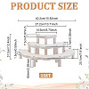 3-Tier Semi-Circle Wood Cupcake Display Risers ODIS-WH0030-89-2