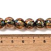 Handmade Dichroic Foil Glass Beads Strands DICH-U001-05A-4