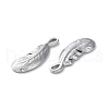 304 Stainless Steel Pendants STAS-P324-22P-3