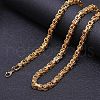 Titanium Steel Byzantine Chains Necklace for Men FS-WG56795-76-1
