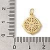 Rack Plating Brass Cubic Zirconia Pendants KK-Z056-26G-3