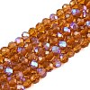 Electroplate Glass Beads Strands EGLA-A044-T3mm-L04-1