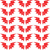 Gorgecraft 40Pcs 2 Style Demon Wing PU Leather Ornament Accessories FIND-GF0005-93A-1