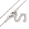 Non-Tarnish 304 Stainless Steel Serpentine Chain Necklaces NJEW-R266-07P-1