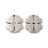 201 Stainless Steel Crystal Rhinestone Connector Charms STAS-Q216-08P-1
