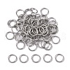 304 Stainless Steel Open Jump Rings X-STAS-Q186-02-8x1mm-1