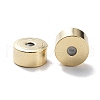 Water Plating Brass Beads X-KK-E046-21G-01-2