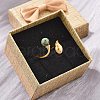 304 Stainless Steel Cuff Rings RJEW-D317-02A-G-3