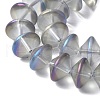 Electroplate Glass Beads Strands EGLA-G038-01A-FR02-3