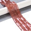 Cherry Quartz Glass Beads Strands G-M420-M05-02-2