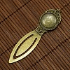 18mm Clear Domed Glass Cabochon Cover for Antique Bronze DIY Alloy Portrait Bookmark Making DIY-X0117-AB-FF-2