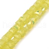 Baking Painted Glass Beads Strands DGLA-D001-05F-1