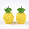 Resin Pendants X-RESI-T028-51-2