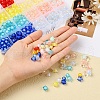 392Pcs 24 Style Transparent Acrylic Beads TACR-YW0001-27-8