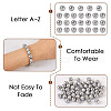 52Pcs 26 Style Electroplate Glass Alphabet Beads FIND-TA0001-99B-5