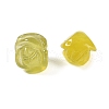 Natural Olive Jade Carved Beads G-NH0001-11-2