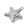 Brass Micro Pave Cubic Zirconia Pendants KK-M313-23P-2