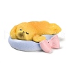 Resin Sleep Animal Figurines Ornament DJEW-Z003-02A-1
