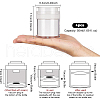 Acrylic Airless Pump Jars MRMJ-WH0083-01-2