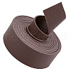 2M Flat Single Face Lychee Pattern Imitation Leather Band LC-WH0010-02A-02-1