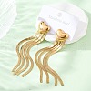 304 Stainless Steel Stud Earrings EJEW-Z098-02G-3