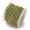 304 Stainless Steel Enamel Link Chains CHS-U003-01G-15-3