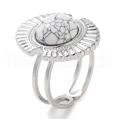 Ion Plating(IP) 304 Stainless Steel Ring RJEW-B059-07P-02-1