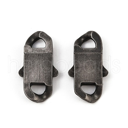 304 Stainless Steel Bayonet Clasps STAS-C127-01AS-1