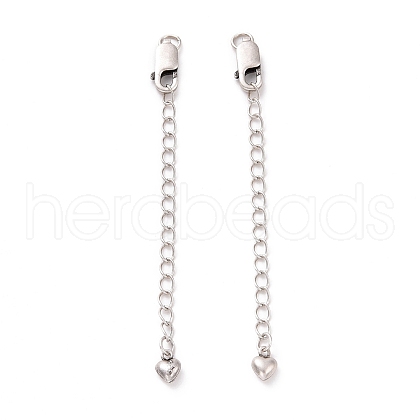 925 Sterling Silver Chain Extenders STER-D036-29AS-1