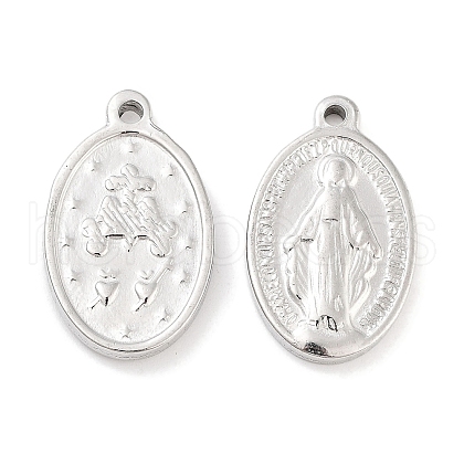 Non-Tarnish 304 Stainless Steel Pendants STAS-P364-13P-1