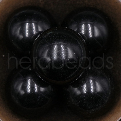 Natural Obsidian Crystal Ball PW-WG13838-06-1