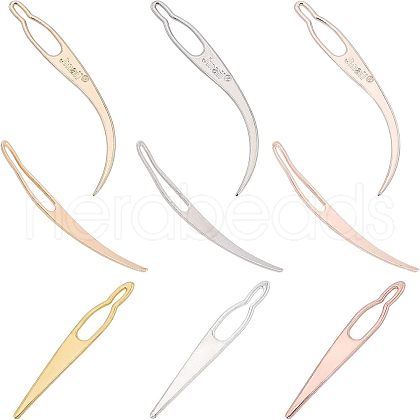  9Pcs 9 Style Iron Dreadlocks lnterlock Needle Tool OHAR-NB0001-19-1