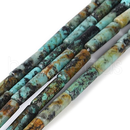 Natural African Turquoise(Jasper) Beads Strands G-D464-52-1
