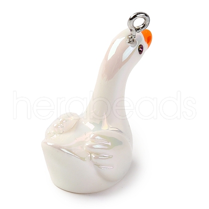 Animal Theme Resin Pendants RESI-S010-04K-1