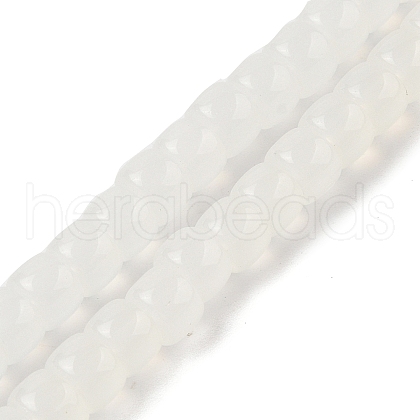 Baking Plating Glass Beads Strands X1-GLAA-H036-01B-1