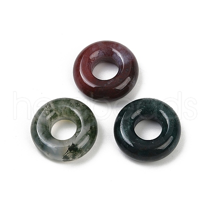 Natural Indian Agate Pendants G-G202-07J-1
