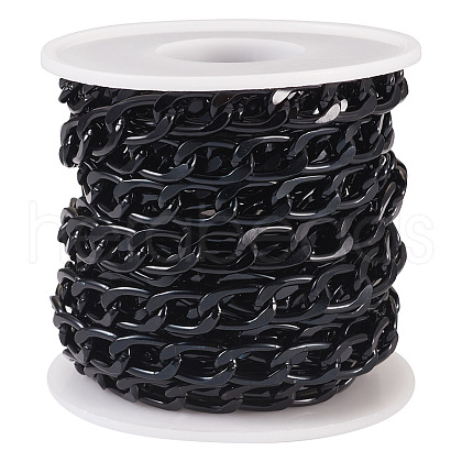  Oval Oxidation Aluminum Curb Chains CHA-TA0001-13-1