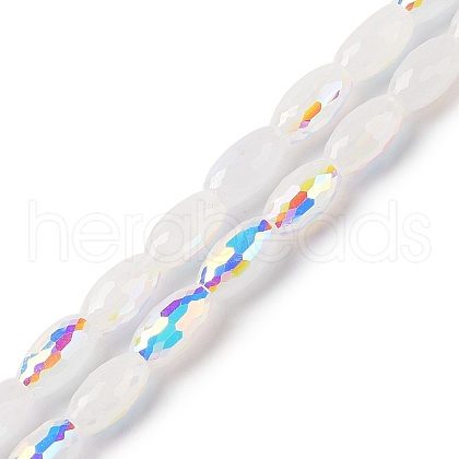 AB Color Plated Electroplate Beads Strands EGLA-H104-04D-1