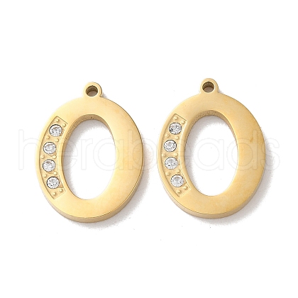 Real 14K Gold Plated 304 Stainless Steel Pendants STAS-L022-157G-O-1