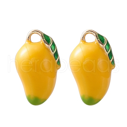 2Pcs Brass Enamel Charms KK-YW0001-89-1