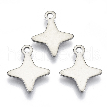 Non-Tarnish 201 Stainless Steel Pendants STAS-R116-044-1