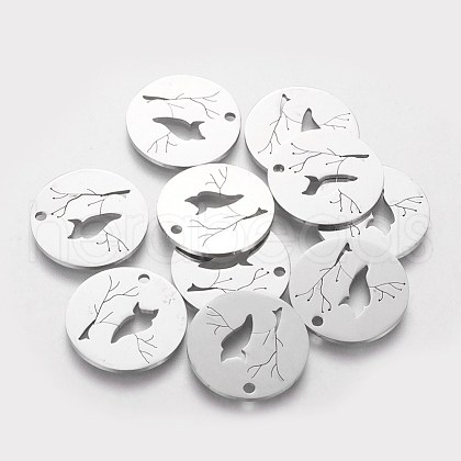 Non-Tarnish 201 Stainless Steel Pendants STAS-Q201-T400-1