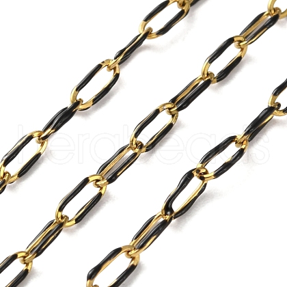 304 Stainless Steel Enamel Cable Chains CHS-R020-02G-10-1